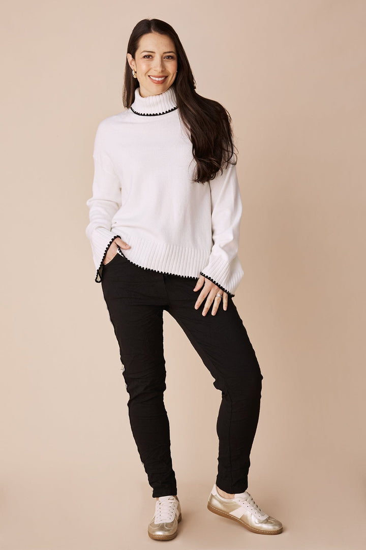 Millie Knit Jumper Ivory Knitwear