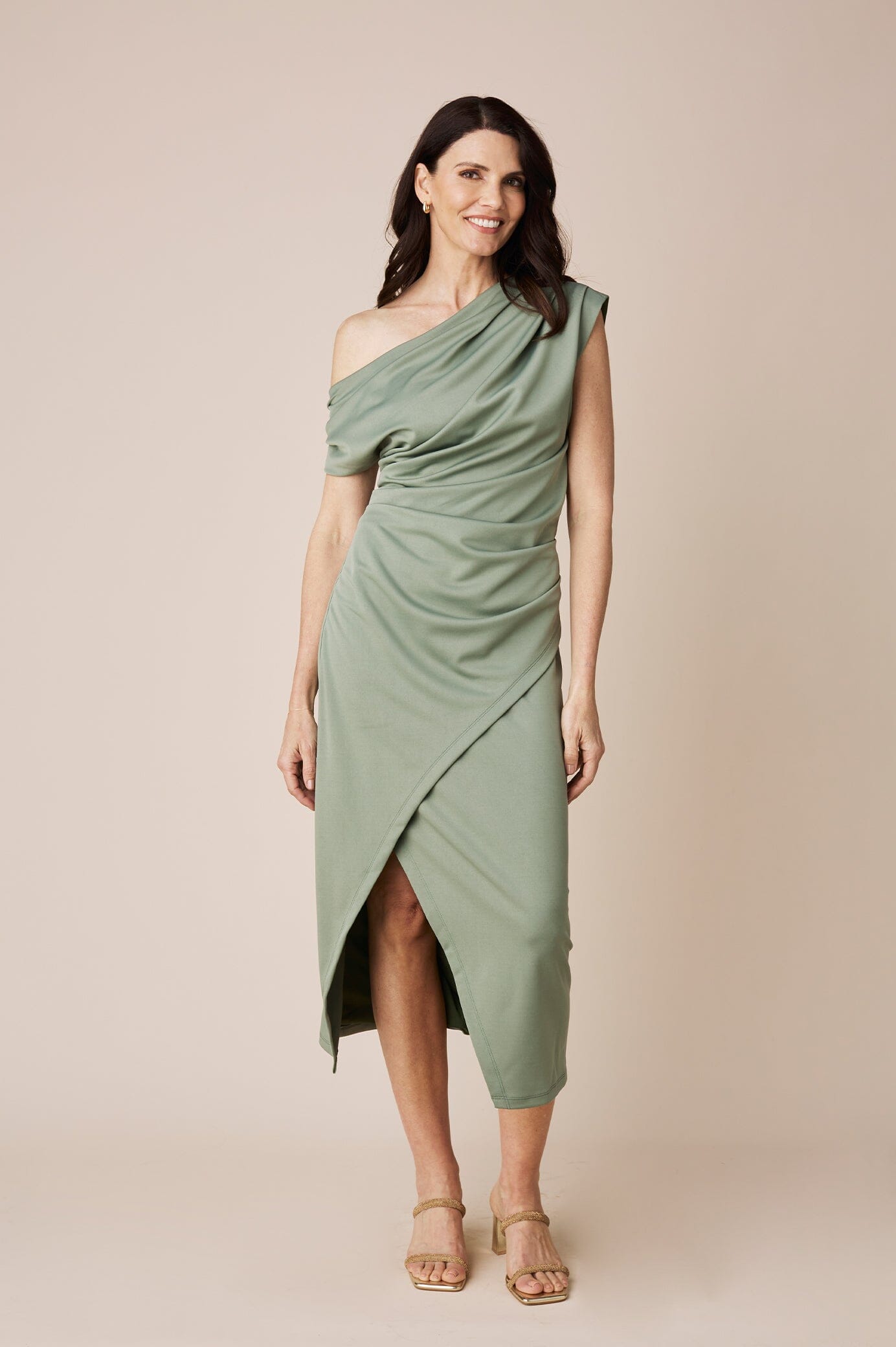 Roslyn Dress Pistachio Dress