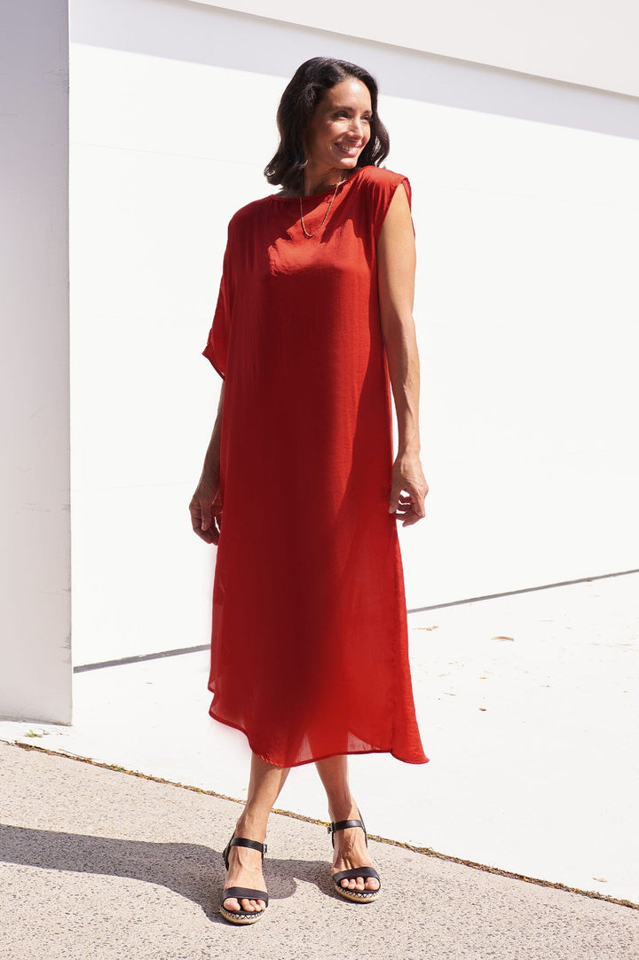 St Tropez Dress Red st tropez