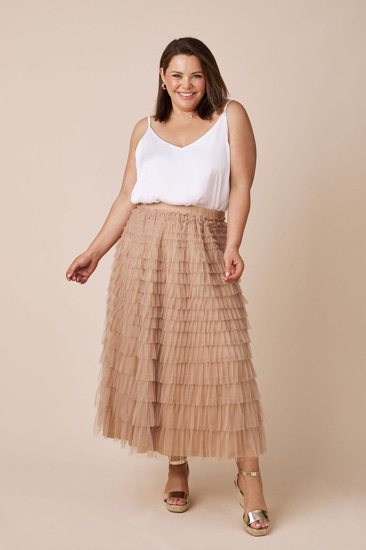 Arnia Skirt Champagne Skirt