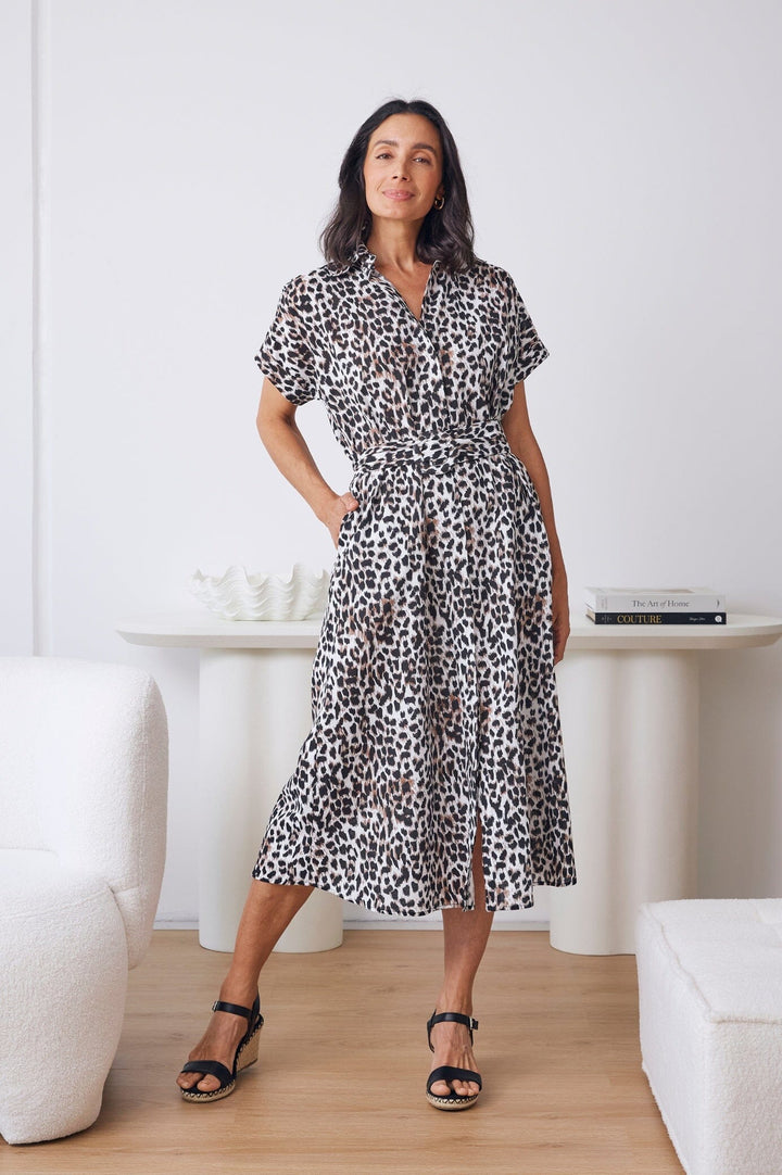 Kendi Animal Print Dress Dress