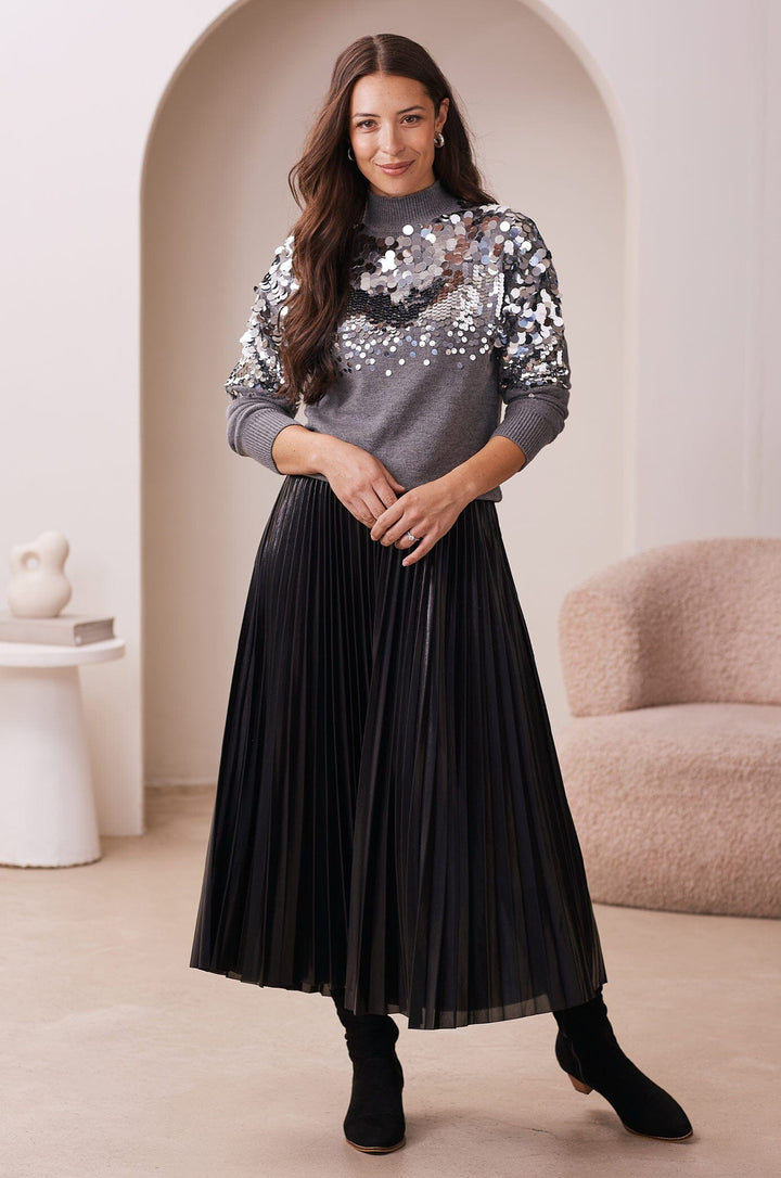 Natali Jumper Silver Knitwear