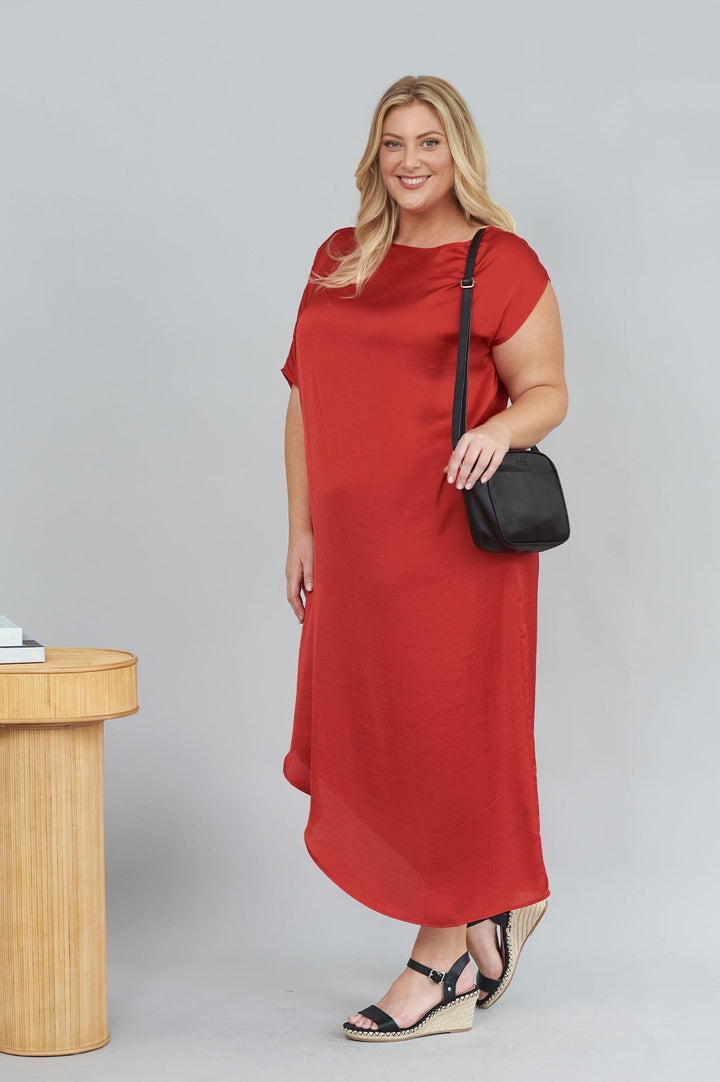 St Tropez Dress Red st tropez