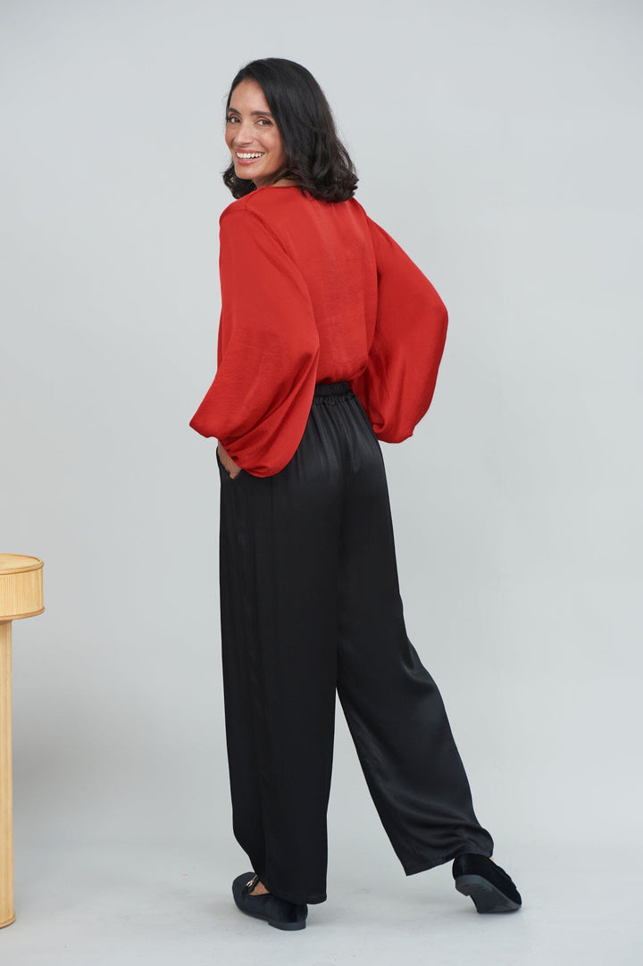 Letitia Wide Leg Pants Black Pants