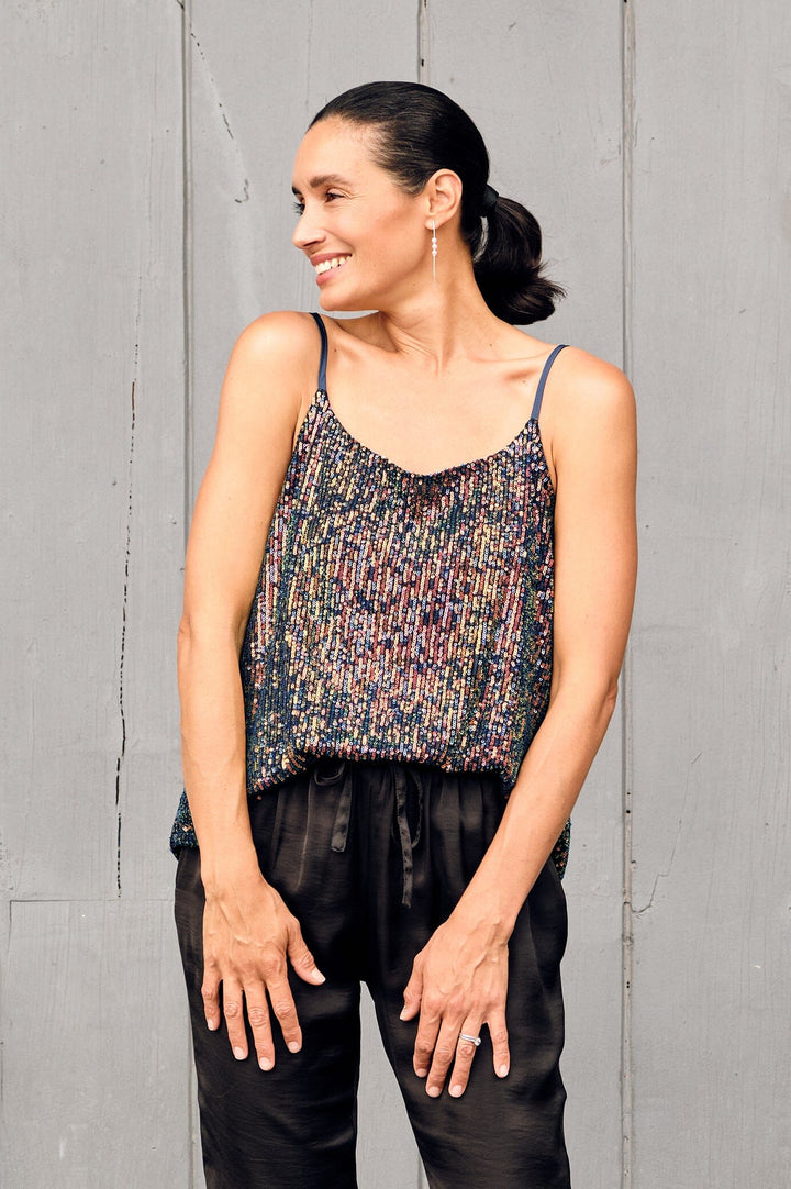 Cynthia Ana Sleeveless Top Multi Tops