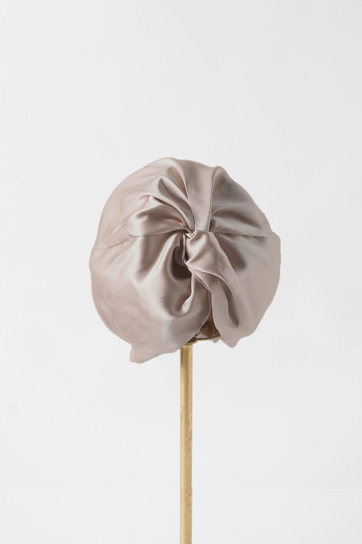 Lyla Sleep Silk Bonnet Taupe Accessories