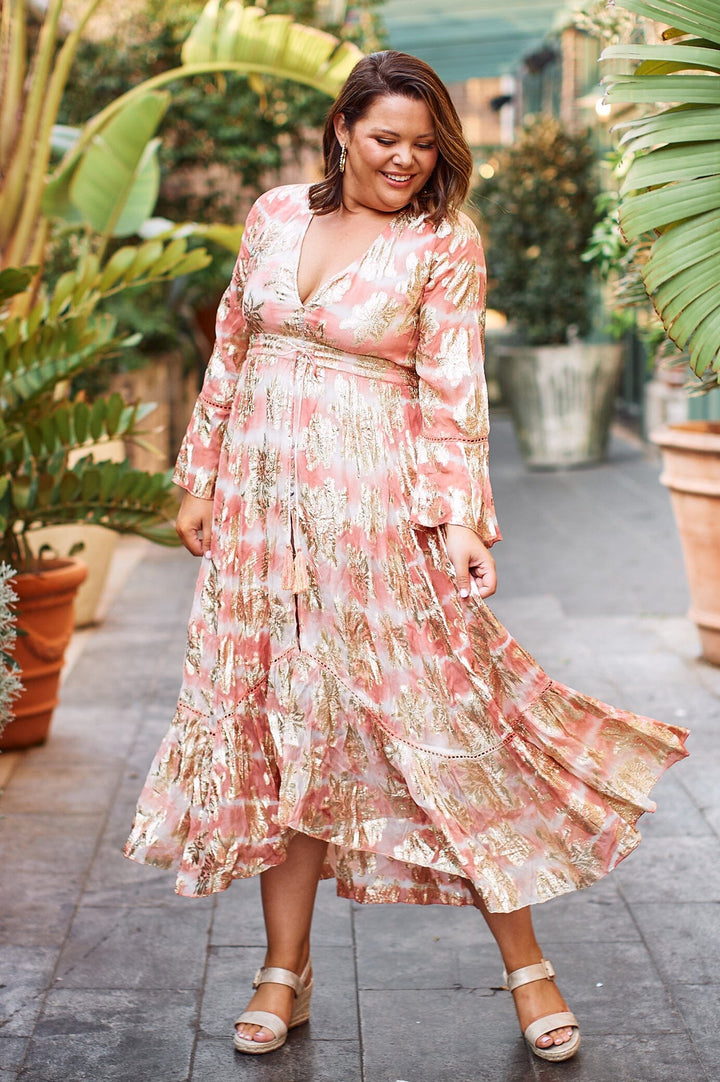 Halina Dress in Blush Dress