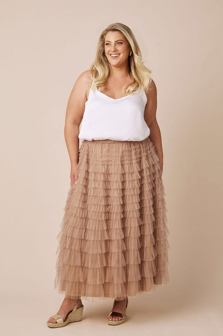 Arnia Skirt Champagne Skirt