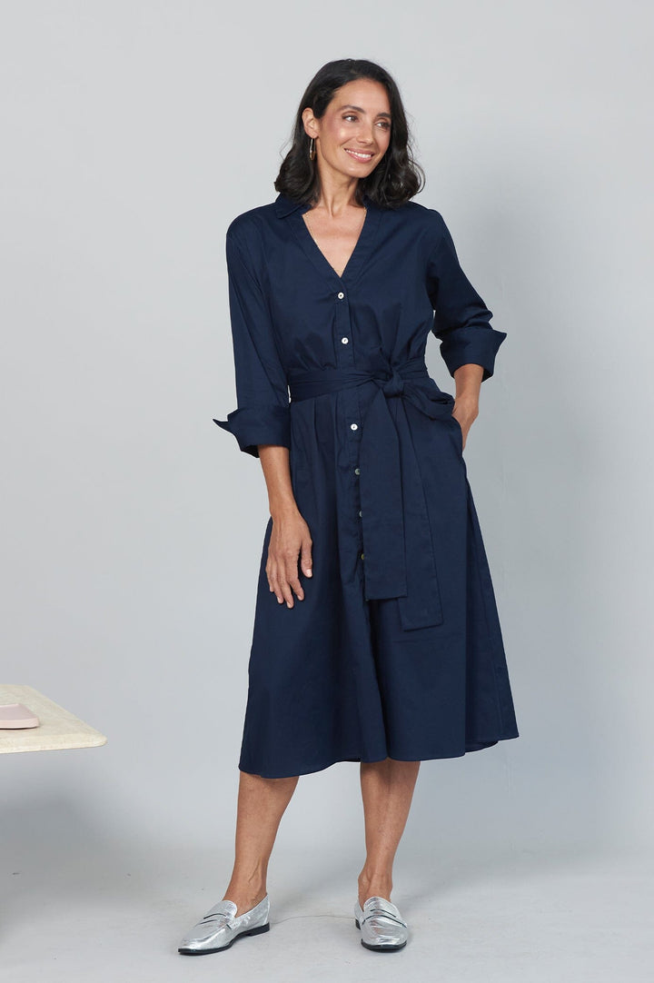 Celia Dress Navy - Pre Order Dress