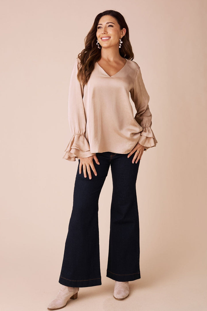Lola Long Sleeve Top Espresso Tops