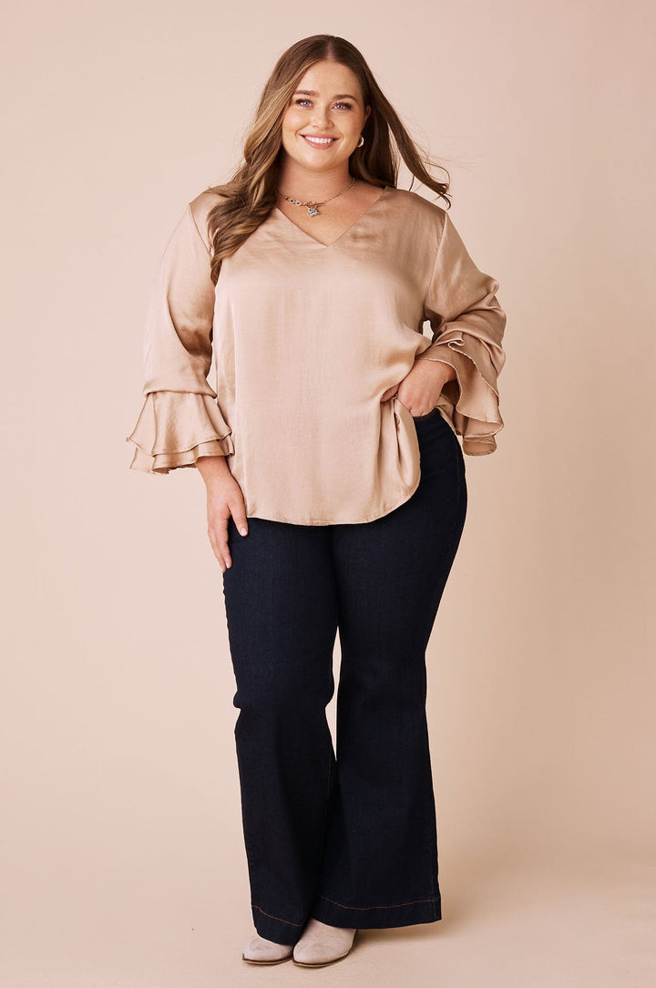 Lola Long Sleeve Top Espresso Tops