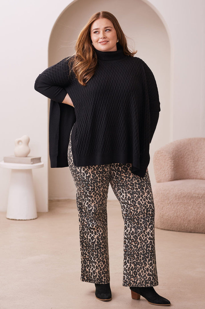 Carla Knit Jumper Black Knitwear
