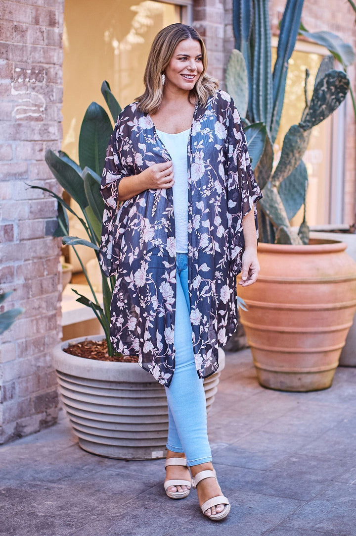 Rosanna Floral cape Capes