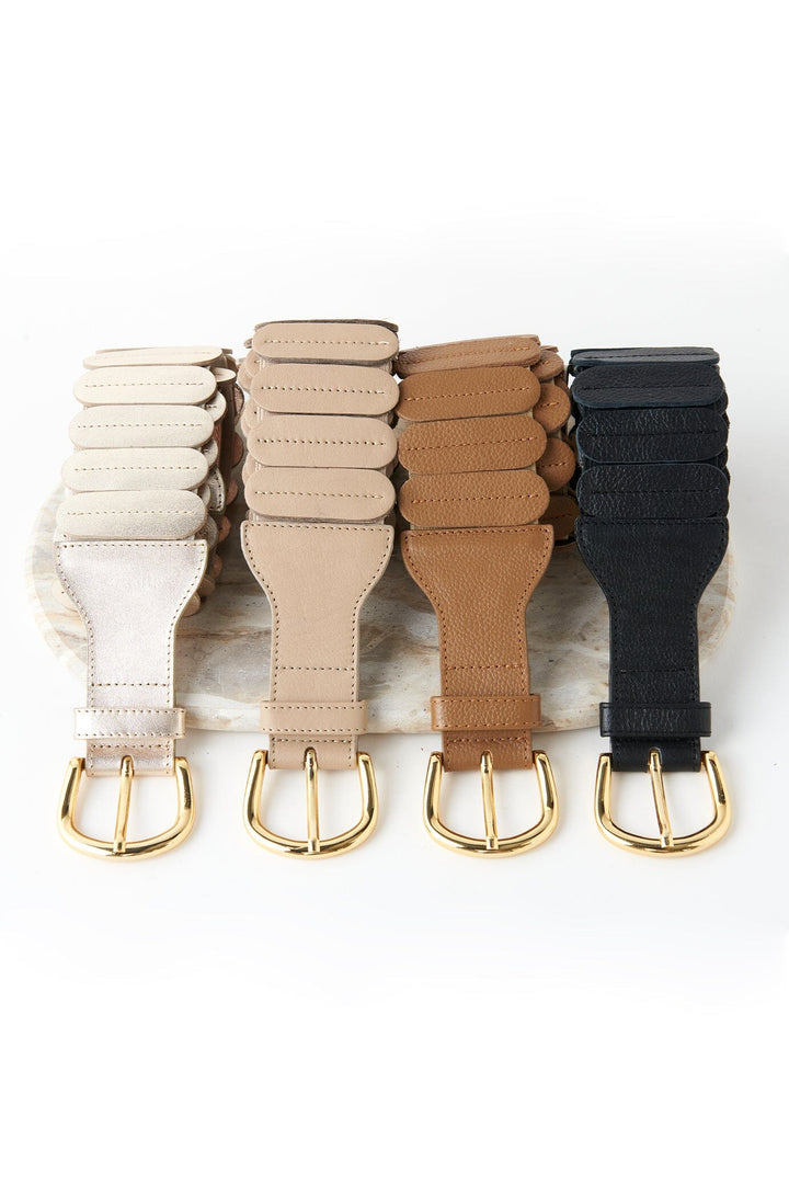 Tatiana Elasticated Belt Black Belts