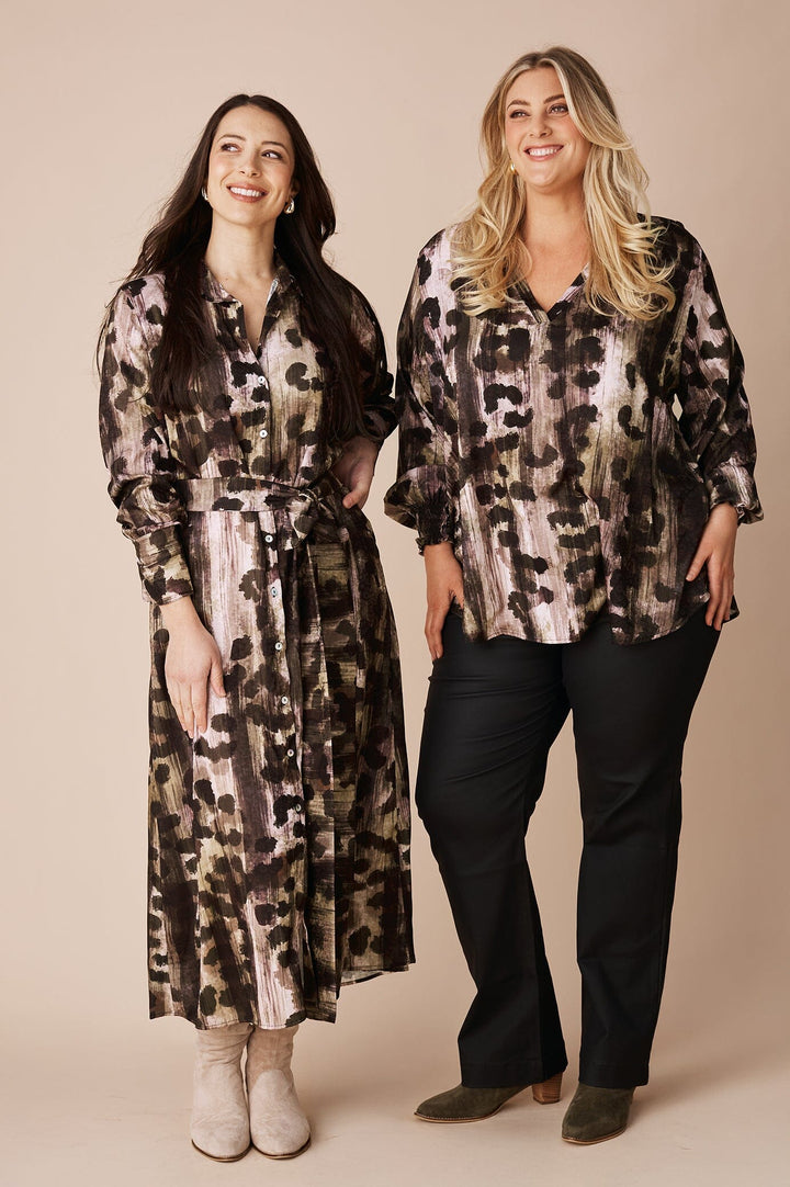 Dasha Animal Print Dress Dress