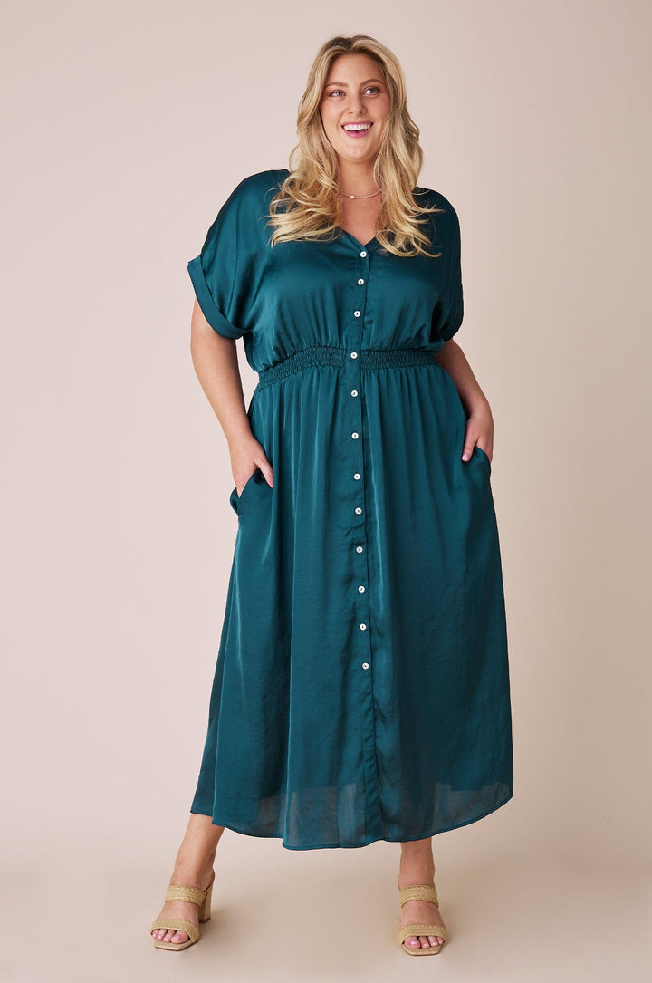 Georgina Dress Forest Green Dress