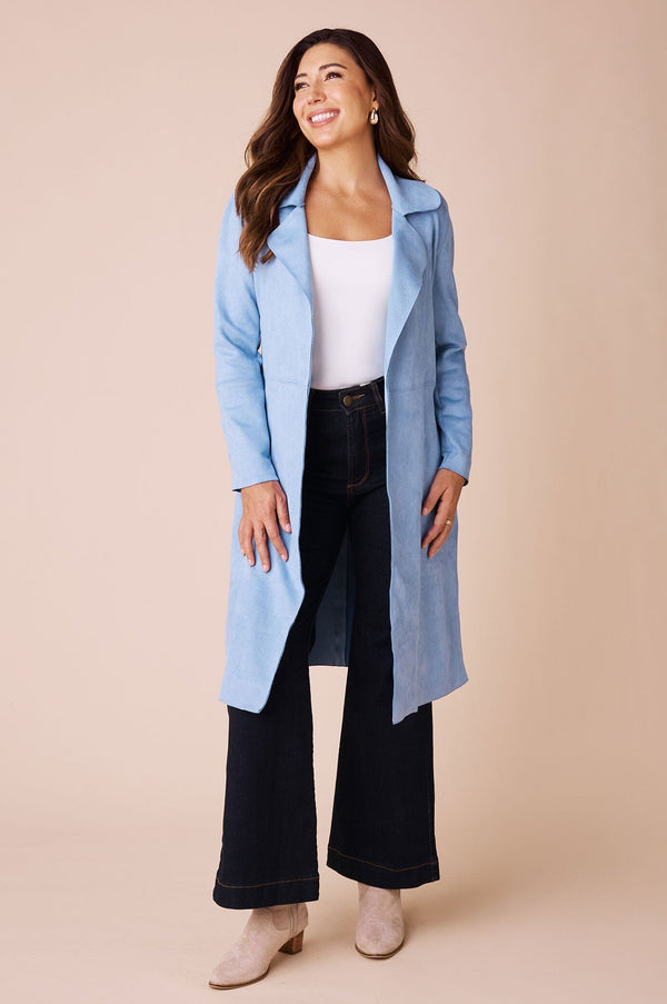 Francine Coat Light Blue Jacket