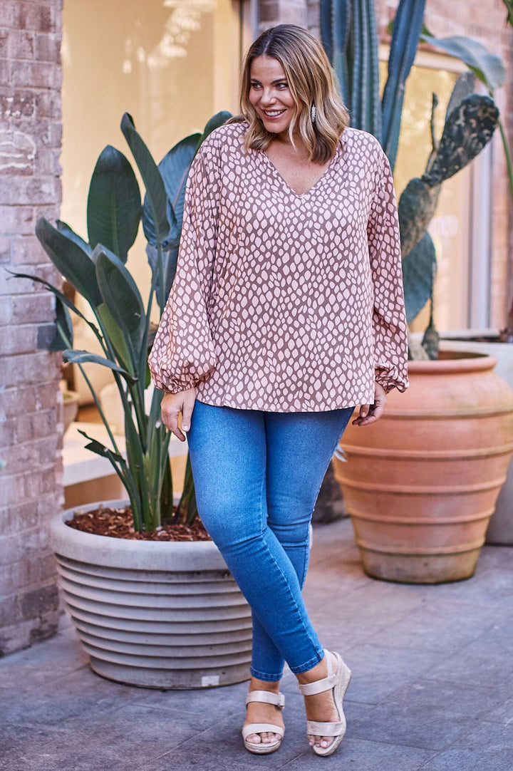 Mara Long Sleeve Top Tops