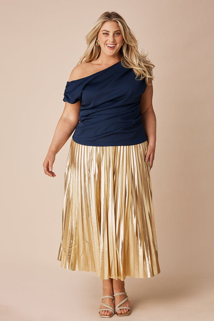 Roslyn Top Navy Tops