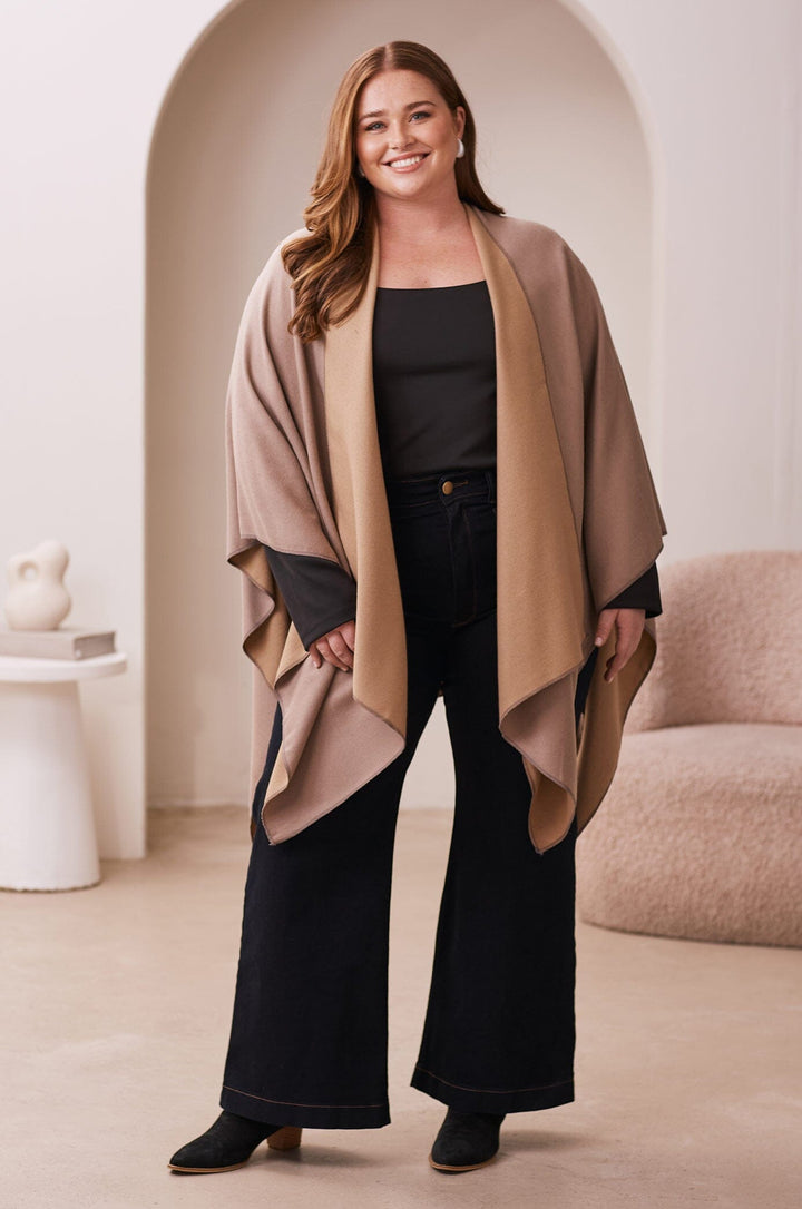 Cyrilla Cape Camel Capes