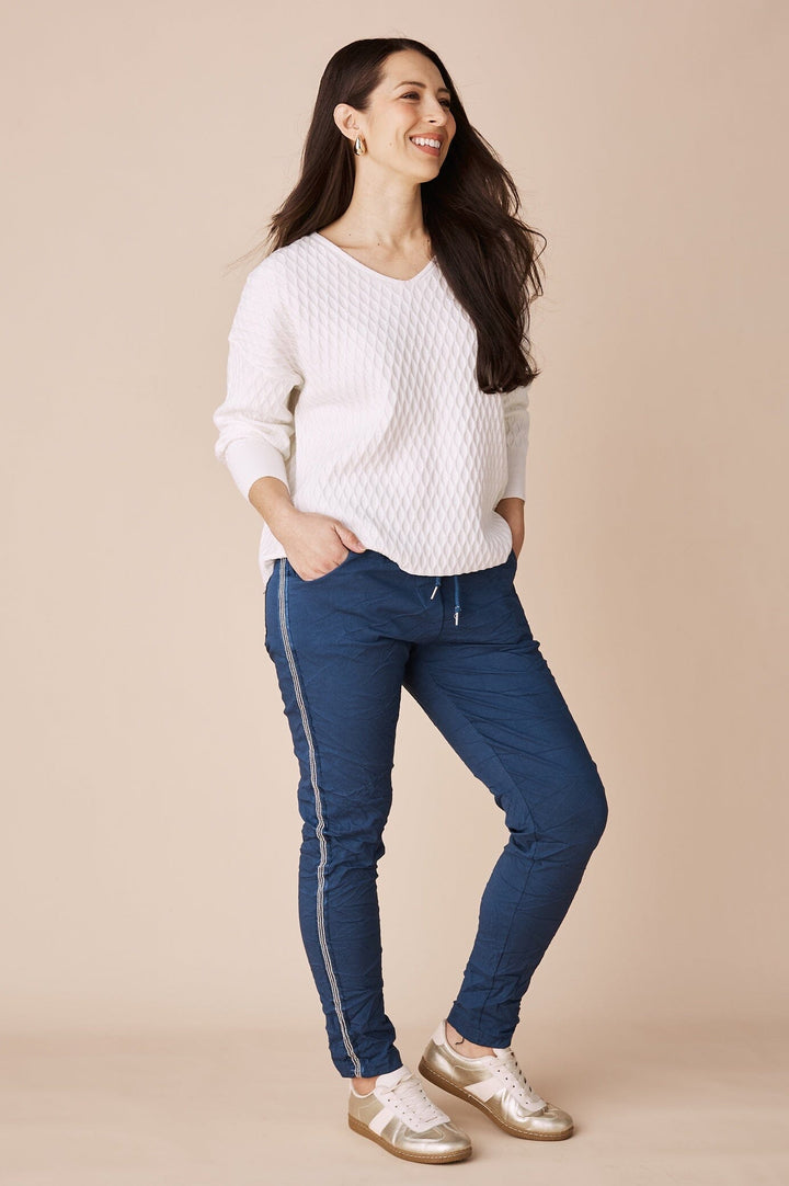 Rita Jogger Navy Pants