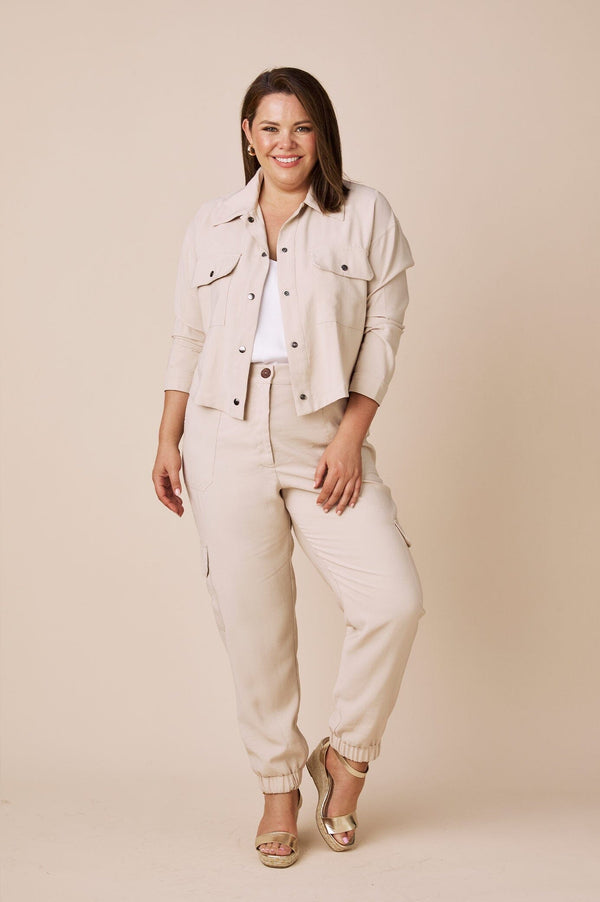 Brooklyn Jogger Ivory- Pre Order Pants