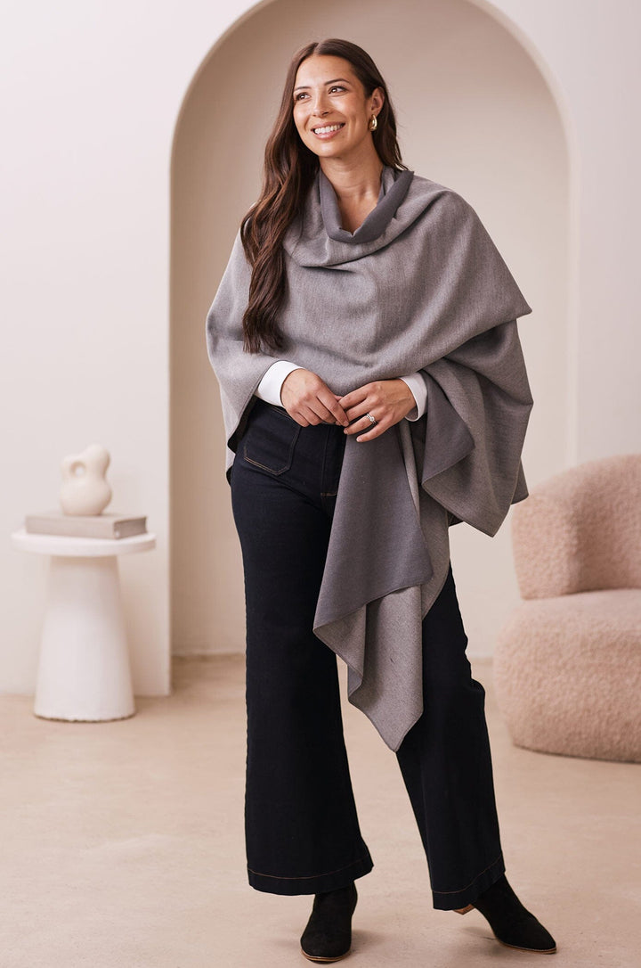 Cyrilla Cape Grey Capes