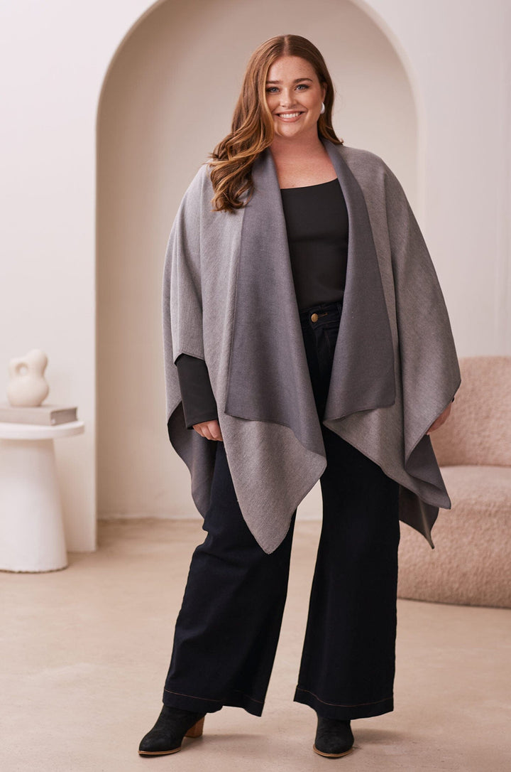 Cyrilla Cape Grey Capes