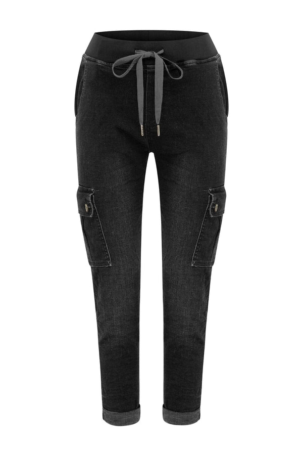 Leslie Jogger Black Pants