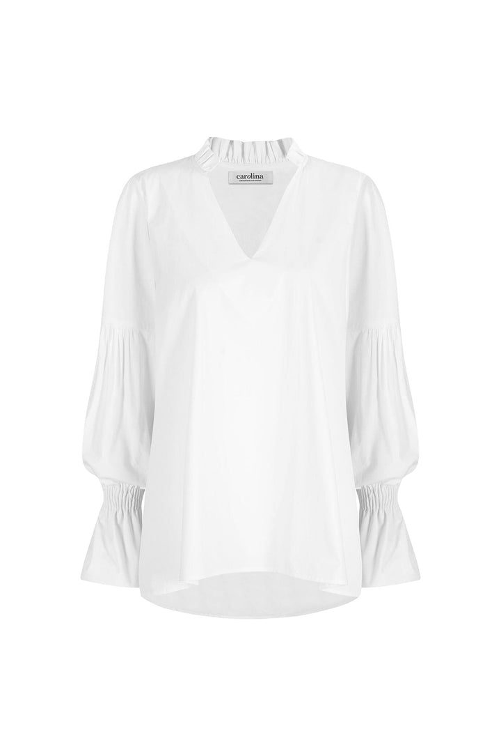 Alessandra Long Sleeve Top White Tops