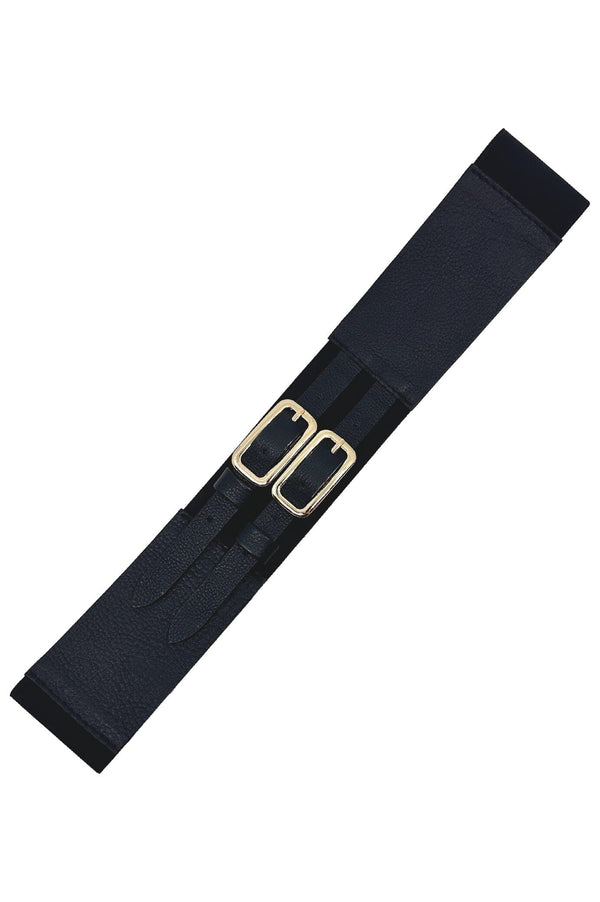 Amaya Elasticised Belt Black General