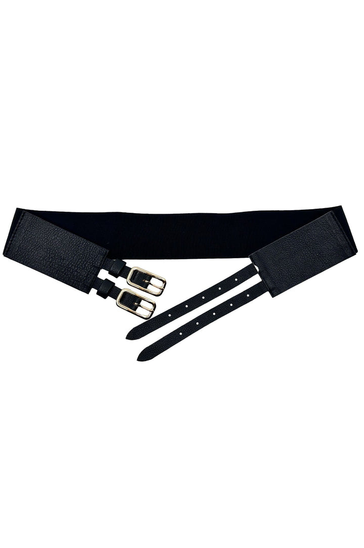 Amaya Elasticised Belt Black General