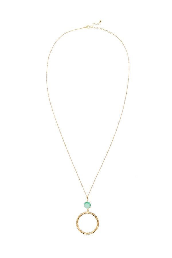 Aurelia Necklace Emerald Pendant Necklace