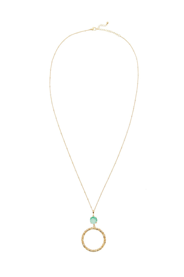 Aurelia Necklace Emerald Pendant Necklace