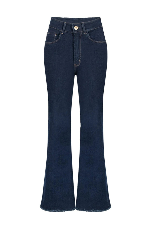Colette Wide Leg Dark Denim Jeans Denim Pants