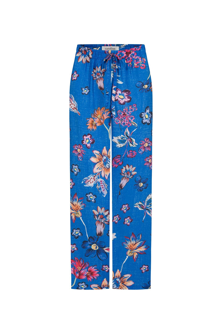 Eden Print Pants Cobalt Pants
