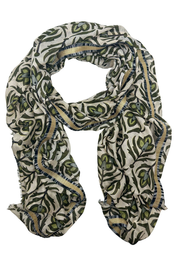 Evelina Modal Scarf Cream Scarves