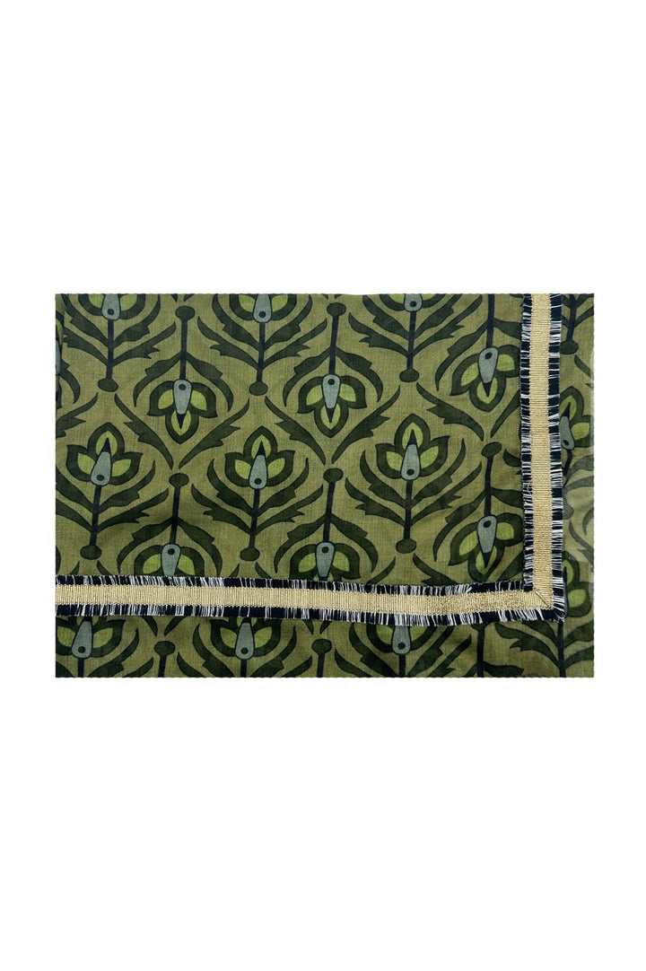 Evelina Modal Scarf Olive Scarves