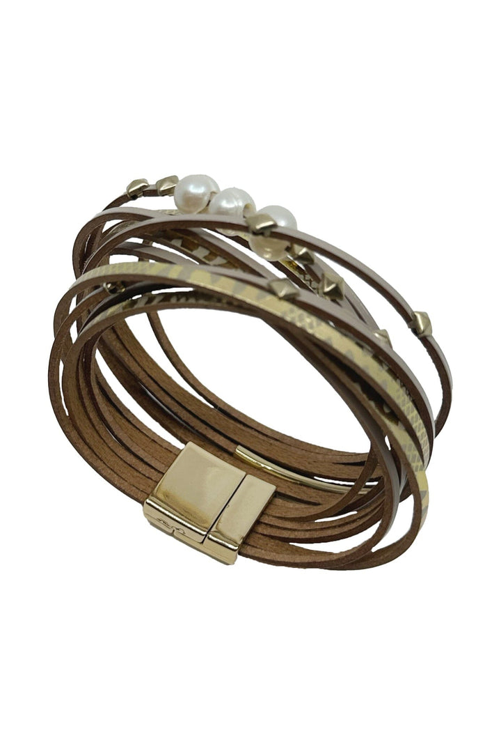 Fabiola Wrap Bracelet Nude Bracelet