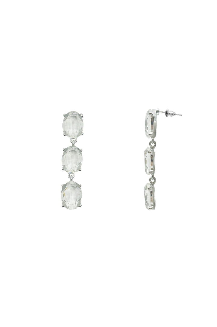 Hillary Earrings Clear Earrings