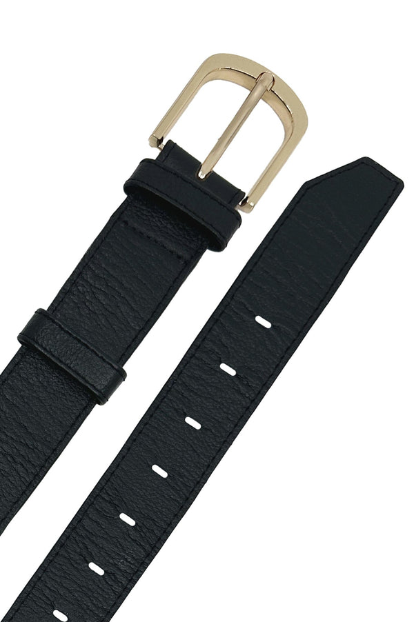 Jeans Belt Black Soft Leather Belts