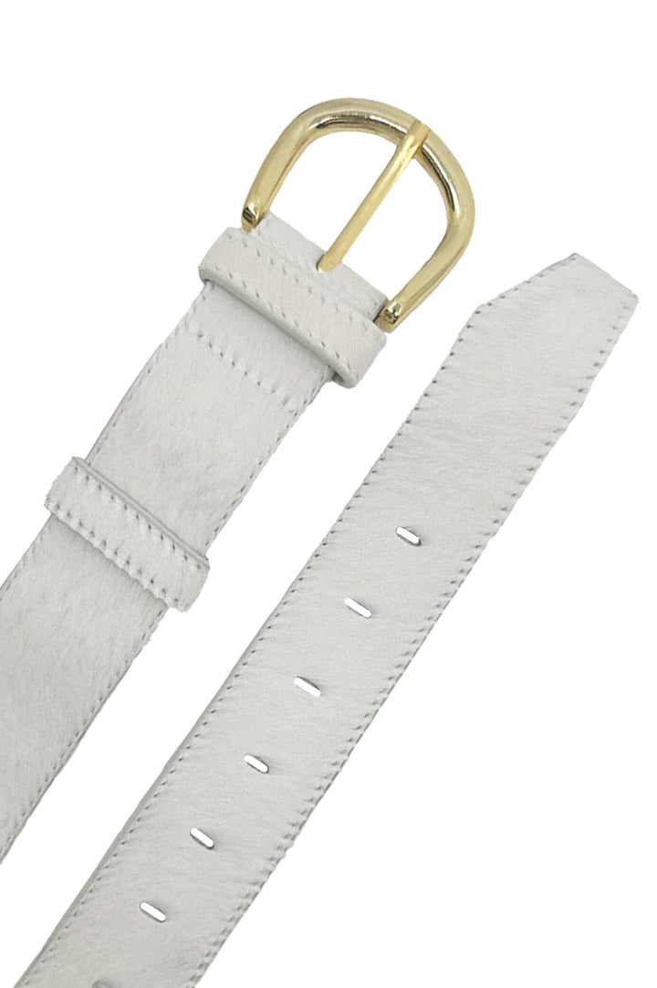 Jeans belt White Cowhide Belts