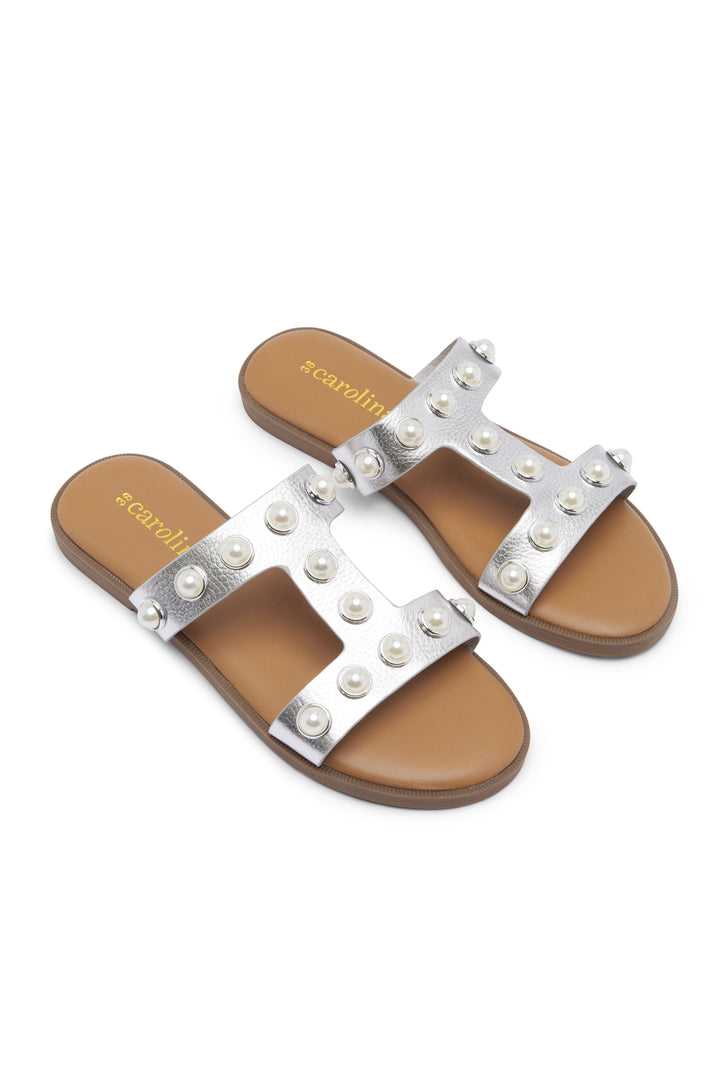 Kali Slides Silver Shoes