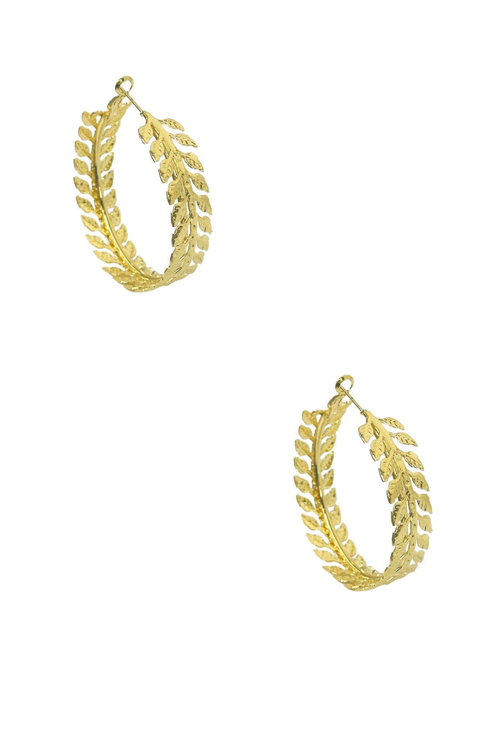 Madelina Hoop Earrings Gold Earrings
