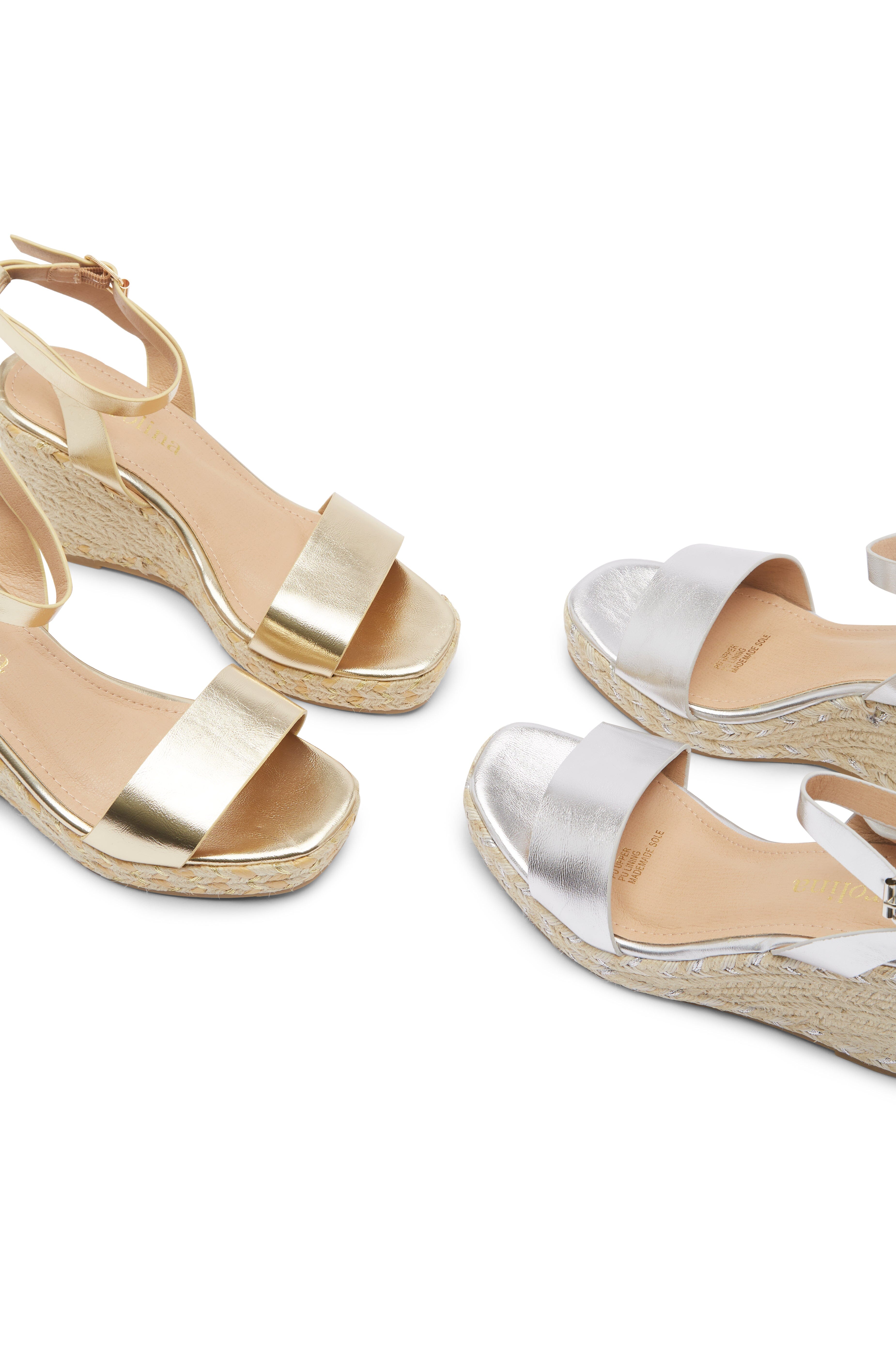 Madison Wedges Gold Shoes