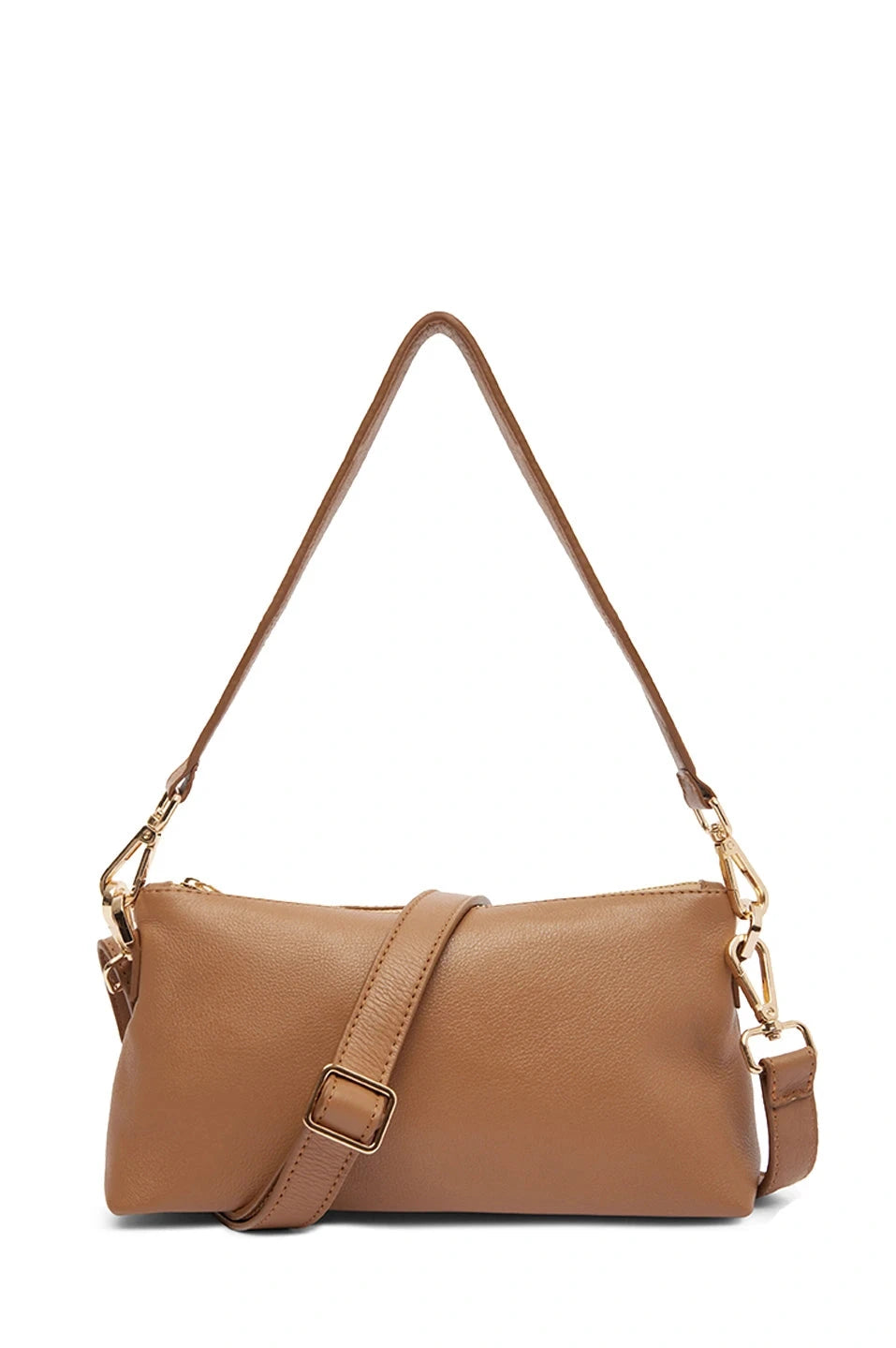 Marisol Leather Shoulder Bag Tan Leather