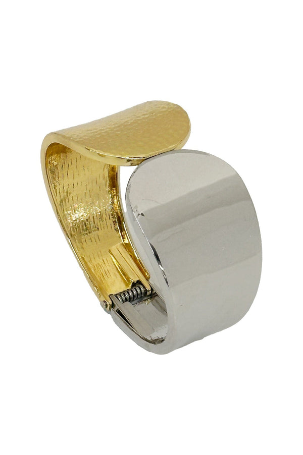 Mila Bangle Gold & Silver Bracelet