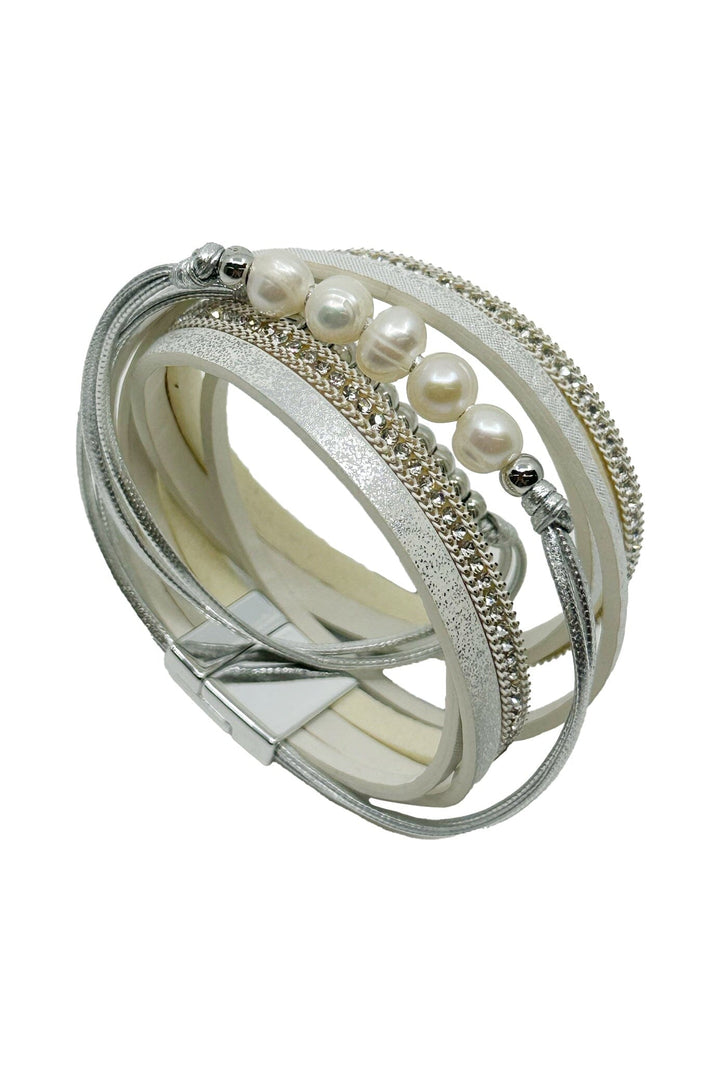 Olympia Wrap Bracelet Silver Bracelet