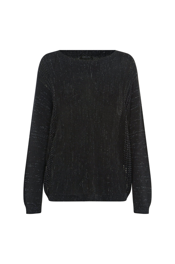 Oriana Light Knitwear Black Shimmer Knitwear