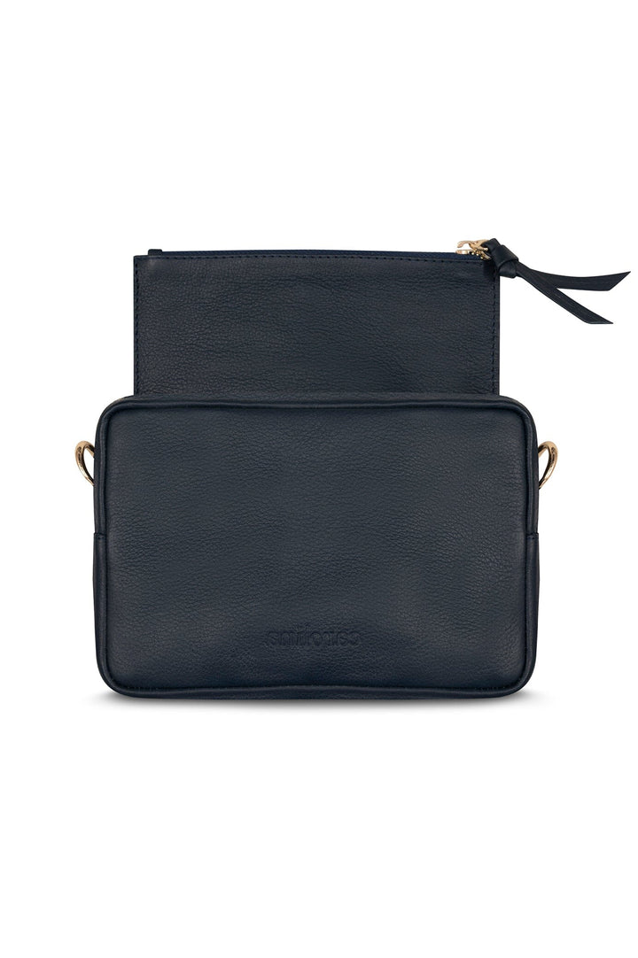 Philippa Leather Bag Navy-Pre Order Leather